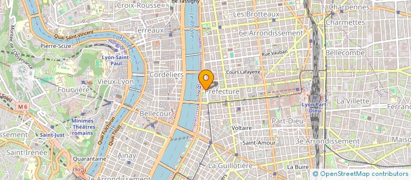 localisation de l'entreprise SCI DIX DEUX  LYON