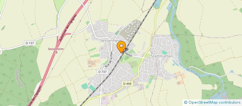 localisation de l'entreprise SCI DIX-ONZE  SESSENHEIM