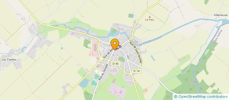 localisation de l'entreprise SCI DIX RUE DU TEMPLE  LEZAY