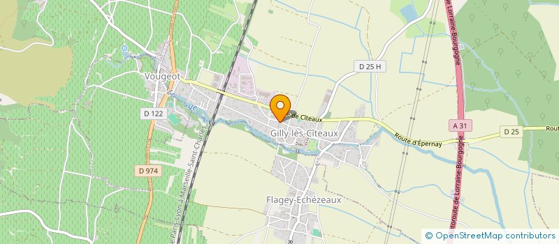 localisation de l'entreprise SCI DIXANS  GILLY-LES-CITEAUX