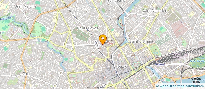 localisation de l'entreprise SCI DIXBIS  NANTES