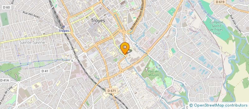 localisation de l'entreprise SCI DIXIE LVR à TROYES