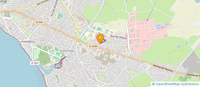 localisation de l'entreprise SCI DIXSLO à LES SABLES D'OLONNE