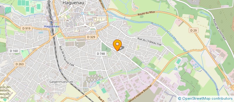 localisation de l'entreprise SCI DIZEN  HAGUENAU