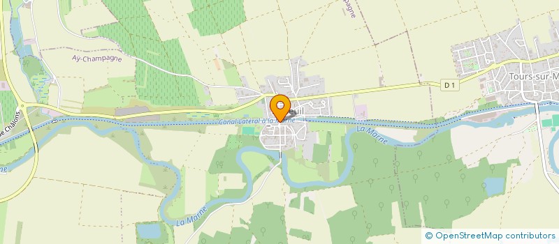 localisation de l'entreprise SCI DIZY  AY-CHAMPAGNE