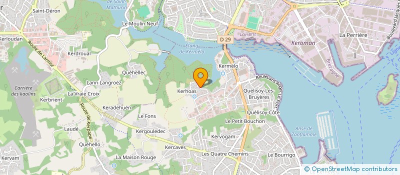 localisation de l'entreprise SCI DJ  LARMOR-PLAGE