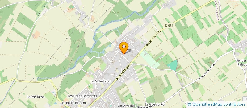 localisation de l'entreprise SCI DJ à CLERY-SAINT-ANDRE