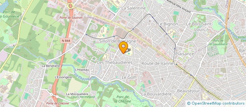 localisation de l'entreprise SCI DJ IMMOBILIER  SAINT-HERBLAIN