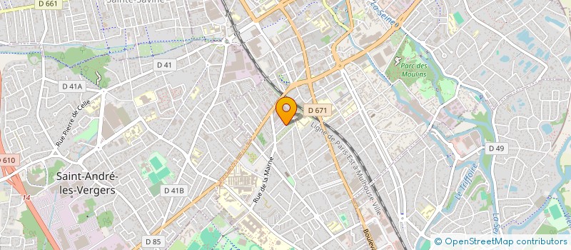localisation de l'entreprise SCI DJ INVEST à TROYES