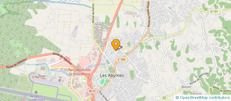 localisation de l'entreprise SCI DJAIMA  LES ABYMES