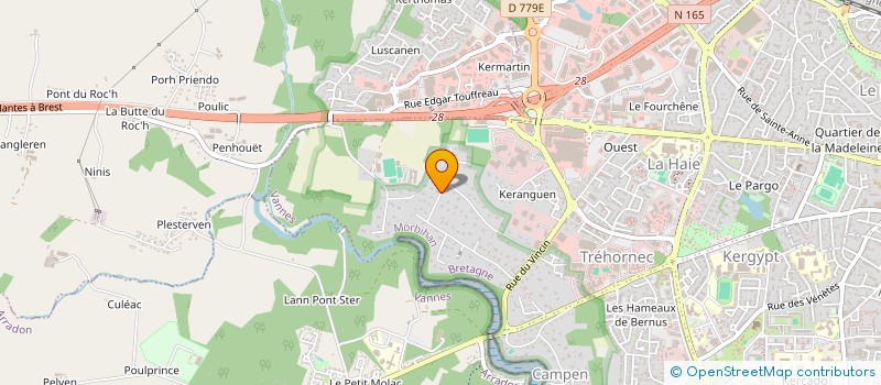 localisation de l'entreprise SCI DJAM à VANNES