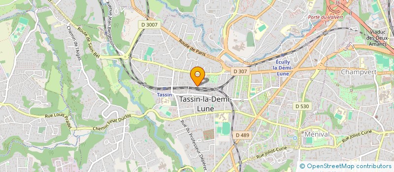 localisation de l'entreprise SCI DJAM  TASSIN-LA-DEMI-LUNE