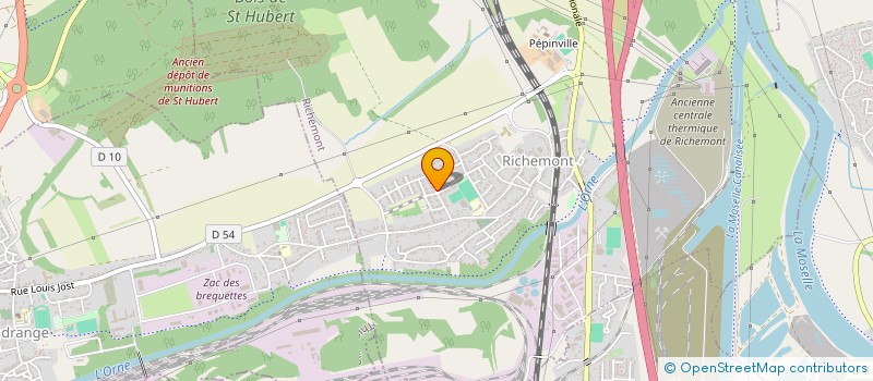 localisation de l'entreprise SCI DJAM IMMO  RICHEMONT