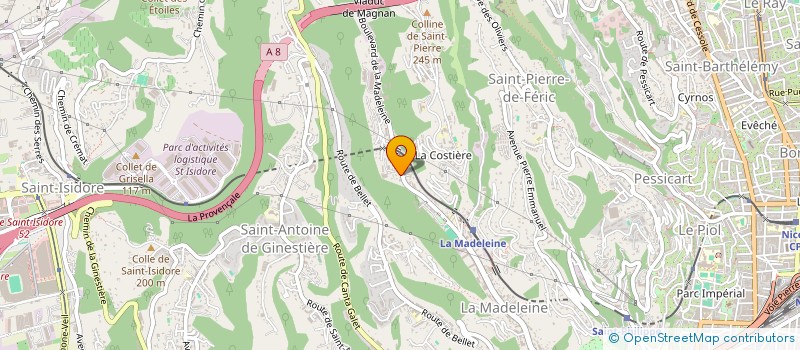 localisation de l'entreprise SCI DJANELIAN à NICE