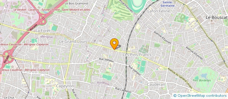 localisation de l'entreprise SCI DJANGO  BORDEAUX