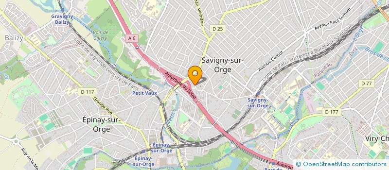 localisation de l'entreprise SCI DJAZI GROUP à SAVIGNY-SUR-ORGE