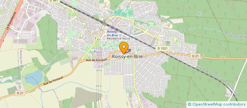 localisation de l'entreprise SCI DJB  ROISSY-EN-BRIE