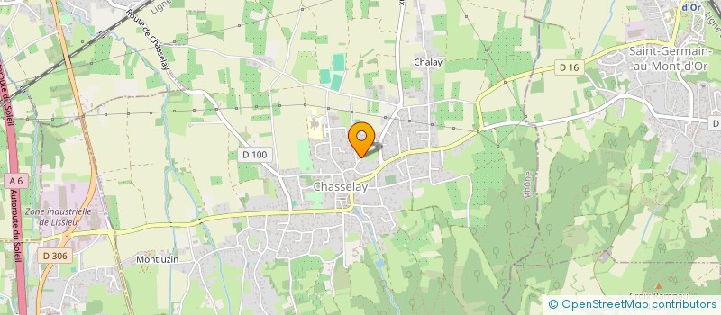 localisation de l'entreprise SCI DJD  CHASSELAY