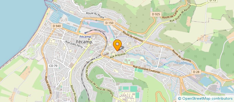 localisation de l'entreprise SCI DJE  FECAMP