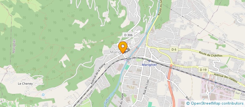 localisation de l'entreprise SCI DJEA  MARIGNIER