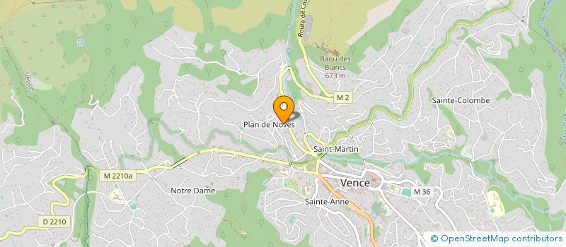 localisation de l'entreprise SCI DJEDEN  VENCE