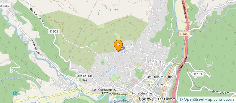 localisation de l'entreprise SCI DJEDOUI IMMO  LODEVE