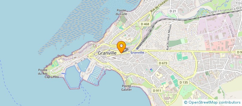 localisation de l'entreprise SCI DJELIN  GRANVILLE