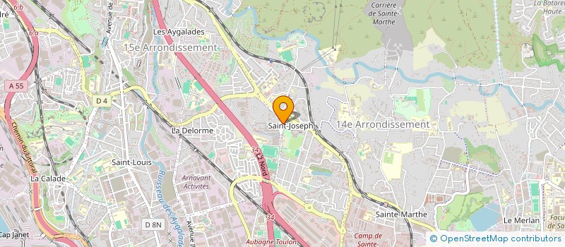 localisation de l'entreprise SCI DJELLOULIENNE à MARSEILLE