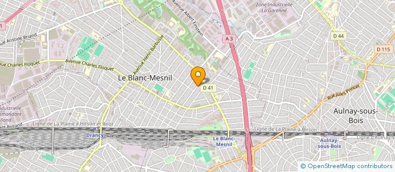 localisation de l'entreprise SCI DJEM à LE BLANC-MESNIL