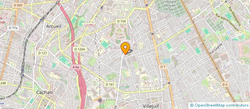 localisation de l'entreprise SCI DJEM'S à VILLEJUIF