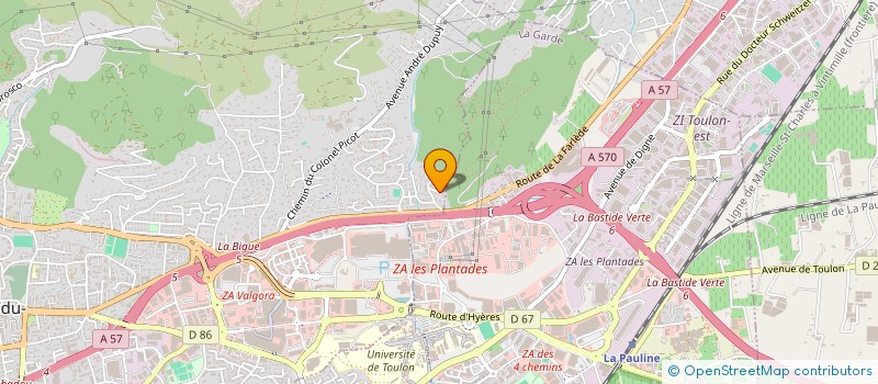 localisation de l'entreprise SCI DJEMMAL à LA VALETTE-DU-VAR