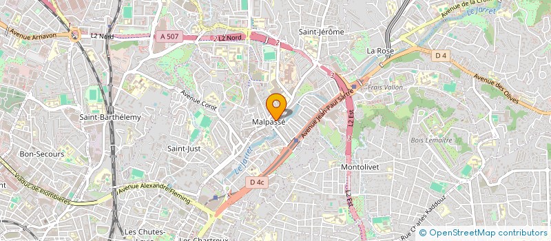 localisation de l'entreprise SCI DJERBA à MARSEILLE