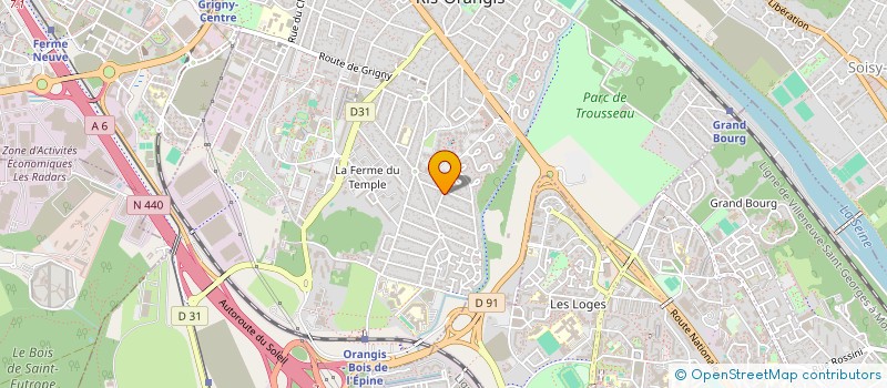 localisation de l'entreprise SCI DJERBI FERNANDES à RIS-ORANGIS