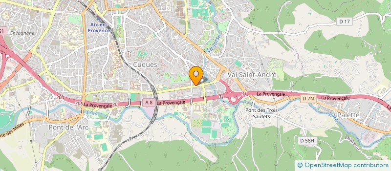 localisation de l'entreprise SCI DJERROUD LES 2 FRERES à AIX-EN-PROVENCE