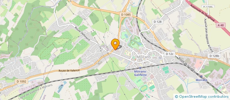 localisation de l'entreprise SCI DJESS  MOIRANS