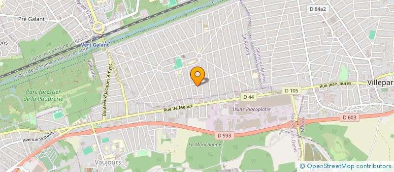 localisation de l'entreprise SCI DJETA à TREMBLAY-EN-FRANCE