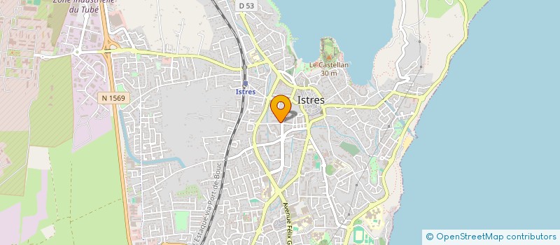 localisation de l'entreprise SCI DJEZIRI  ISTRES