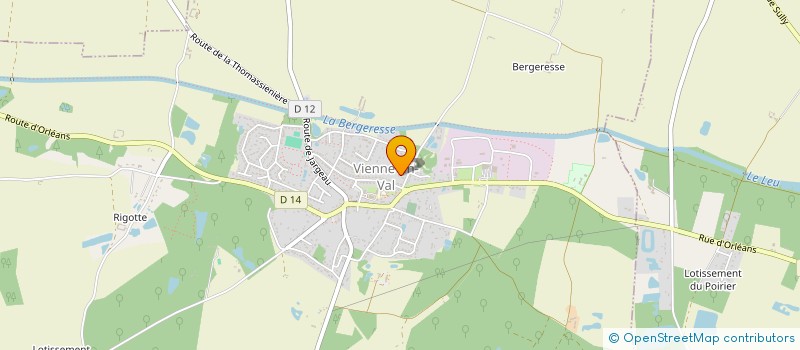 localisation de l'entreprise SCI DJFBP à VIENNE-EN-VAL