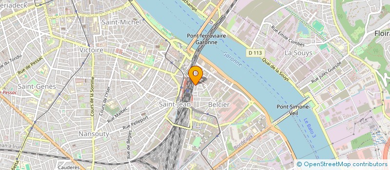 localisation de l'entreprise SCI DJFM  BORDEAUX