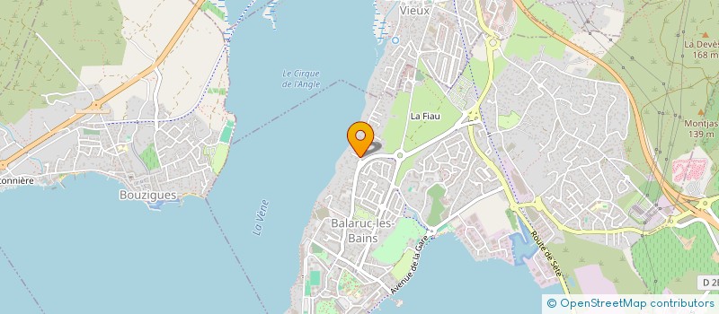 localisation de l'entreprise SCI DJFM  BALARUC-LES-BAINS