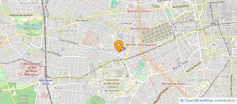 localisation de l'entreprise SCI DJH  BORDEAUX