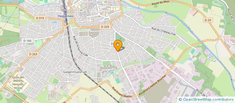 localisation de l'entreprise SCI DJHIMS  HAGUENAU