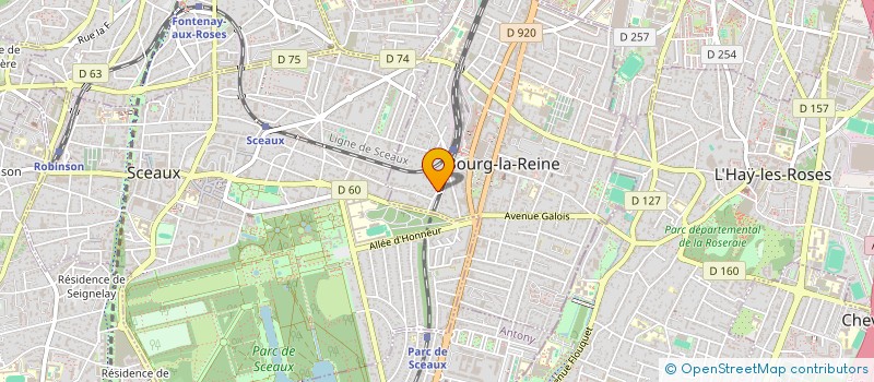 localisation de l'entreprise SCI DJI à BOURG-LA-REINE