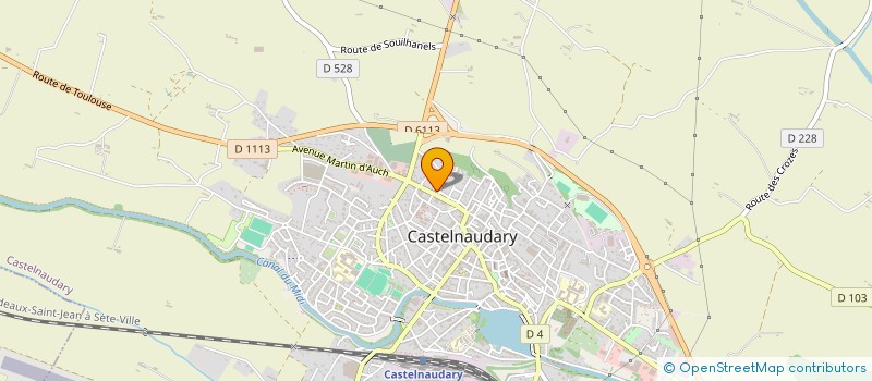 localisation de l'entreprise SCI DJILI  CASTELNAUDARY