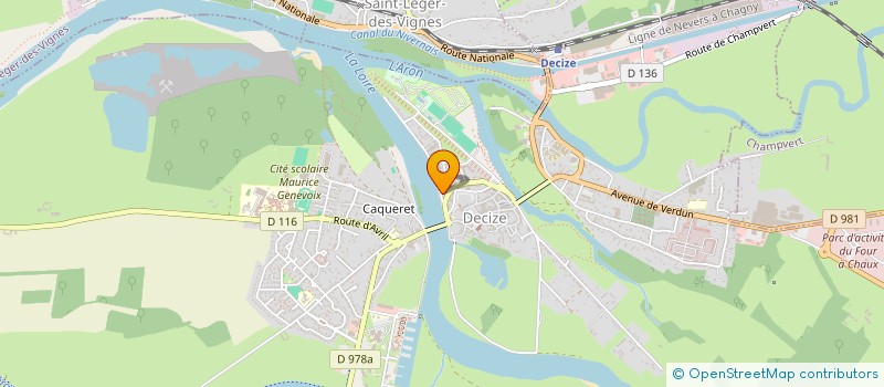 localisation de l'entreprise SCI DJIM FLEUVE à DECIZE