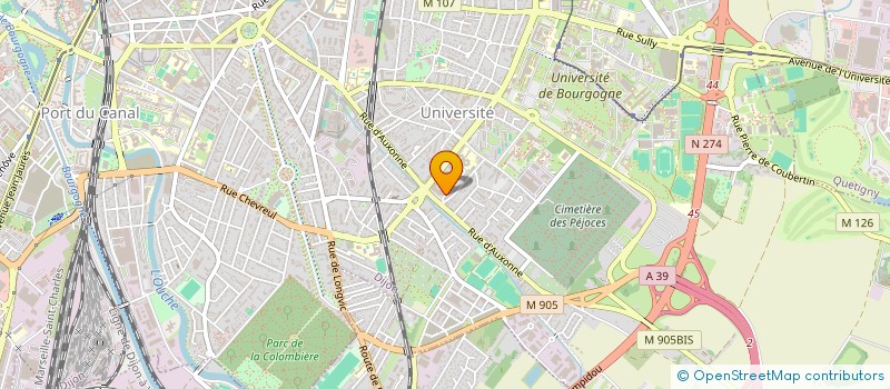 localisation de l'entreprise SCI DJIVAKOV à DIJON