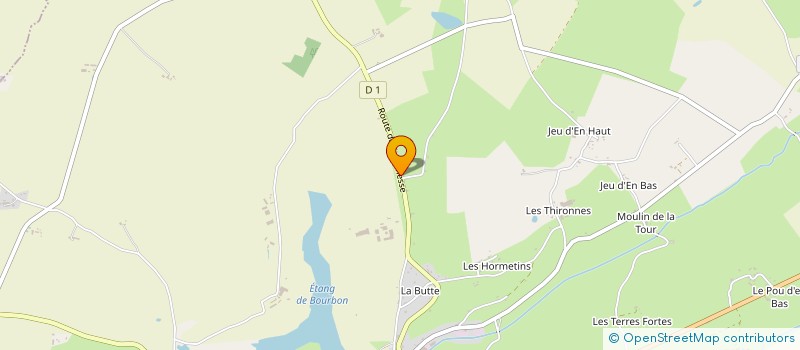 localisation de l'entreprise SCI DJJN  BOURBON-L ARCHAMBAULT