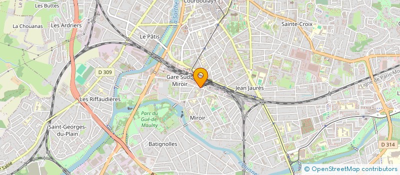 localisation de l'entreprise SCI DJLS  LE MANS