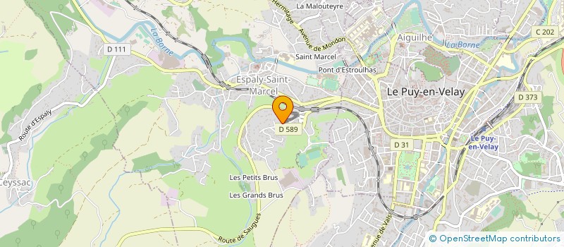 localisation de l'entreprise SCI DJM  ESPALY-SAINT-MARCEL