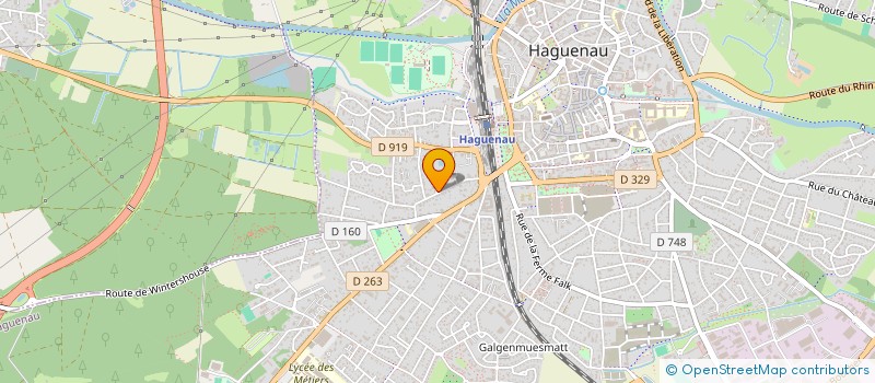 localisation de l'entreprise SCI DJM  HAGUENAU